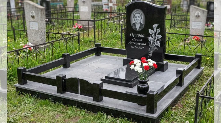 Памятник с гравировкой калл — выполненная работа «Орлова» в Новом Уренгое
