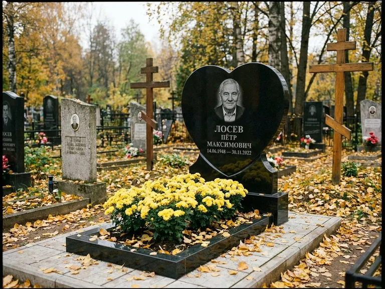 Керамический портрет пожилой женщины в Новом Уренгое