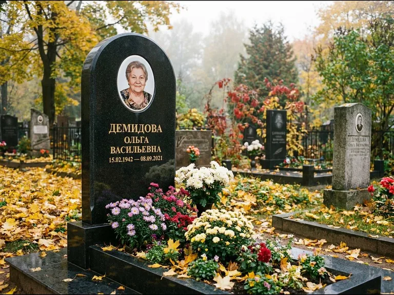 Керамический овал на стеле в Новом Уренгое