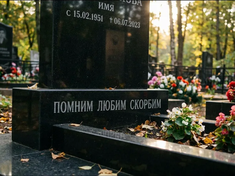 Эпитафия — гравировка с выездом на кладбище в Новом Уренгое