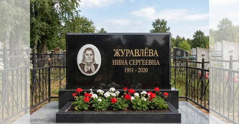 Семейный (двойной) памятник, Памятники мастерской «Мастер Каменев» на кладбищах Сочи