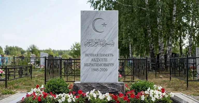 Семейный мусульманский памятник, Памятники мастерской «Мастер Каменев» на кладбищах Альметьевска