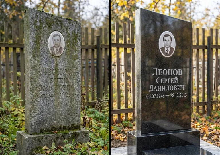 Реставрация запущенного памятника: до и после в Новом Уренгое