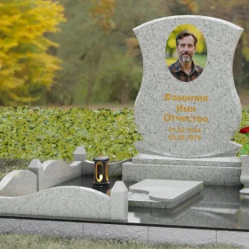 Гранитный памятник вертикальный светский - П146