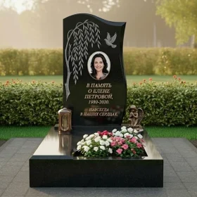 Гранитный мемориальный комплекс для одного - ПН251