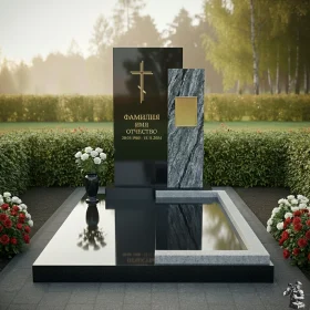 Православный комбинированный памятник для комплекса - ПН577