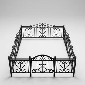 Ограда на могилу — ОГ009