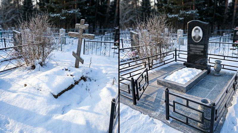 Памятник под ключ в Новом Уренгое — пример 1