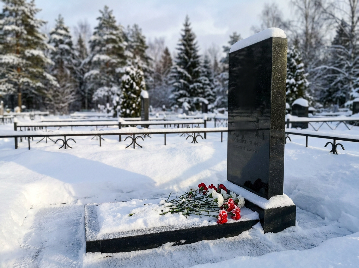 Уборка могилы в Новом Уренгое — пример 4