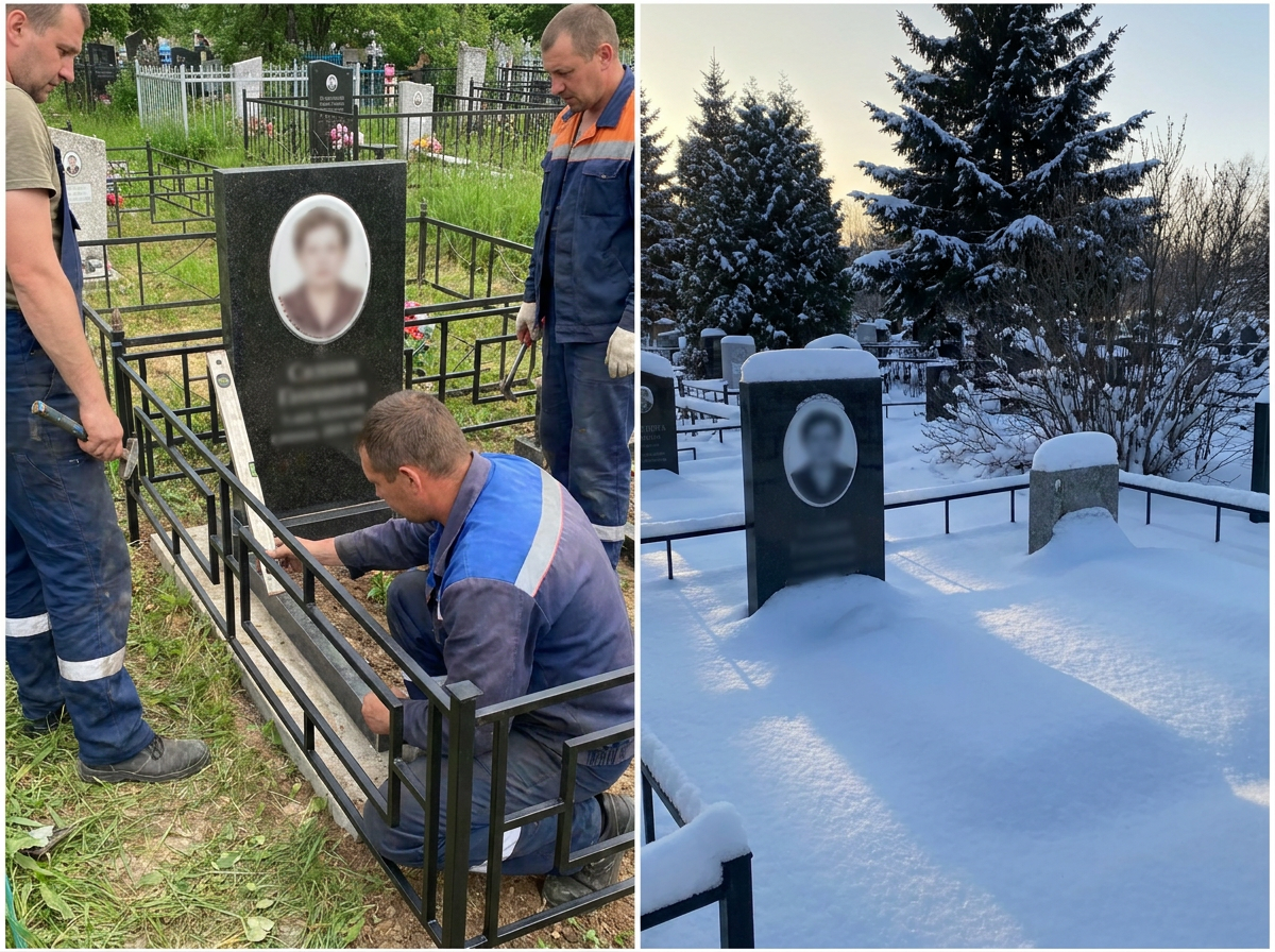 Установка ограды в Новом Уренгое — пример 3